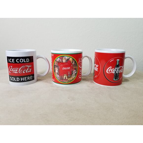 Coca Cola Gibson Coffee Mug Tea Cup 12oz Year 2003 1995 1996 Drinkware 4" x3 - Picture 1 of 12